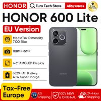honor 600 lite 5g telefono inteligente de 66 pulgadas version para la ue mediatek dimensity 7100 elite pantalla amoled de 120 hz 108 mp 6520 mah supercarga de 45 w