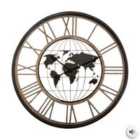 reloj mundial negro d67cm