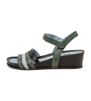 Art para mujer. 1194312Y9003_0MU Sandalias de piel 1943 I Imagine multicolor (37), 3 a 5cm, Velcro, Casual