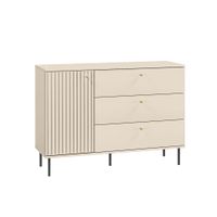 bufe 1 puerta 3 cajones cachemira melamina beige