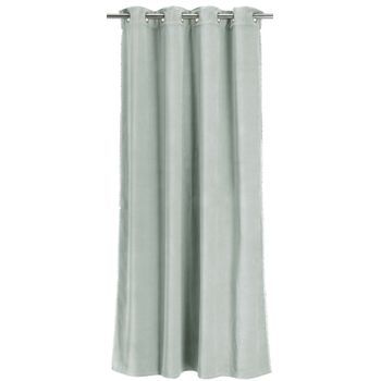 Cortina Opaca De Algodón 100% - Fara Titane (135 X 280 Cm) - Vivaraise