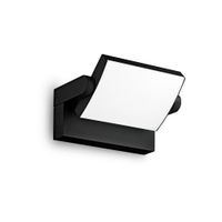 lampara de pared swipe negra - l 212 x h 100 x d 120-165 mm