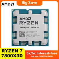 procesador para juegos amd ryzen 7 7800x3d original 8 nucleos 16 subprocesos 50 ghz cpu de 5 nm l396m socket am5
