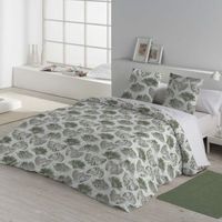 sandal - funda nordica estampada cama 135 - algodon extrasuave - incluye  1 o 2 fundas de almohada - biloba green