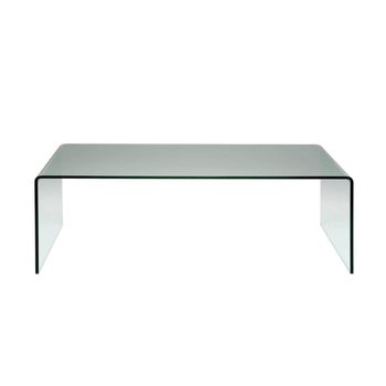 Mesa de centro de cristal