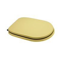 asiento de inodoro compatible con el modelo conca en mdf champan