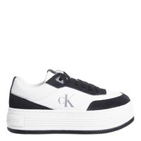 calvin klein zapatilla casual de plataforma blancas yw0yw01797-01w