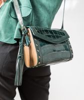 clutch cocodrilo green