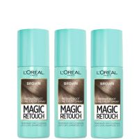 lroreal paris magic retouch medium brown root concealer spray trio bundle