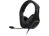 auriculares gaming - krom kopa 71 supraaurales con cable diadema ajustable y ligera 50 mm iluminacion rgb rainbow negro