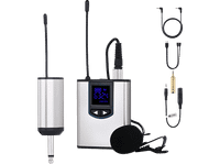 microfono - nk ig33008 1tx1rx de pinza adaptador camara plata y negro