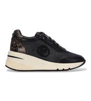 carmela para mujer 16422802-negro zapatillas de piel 164228 negro 38 5 a 8cm cordones cremallera casual