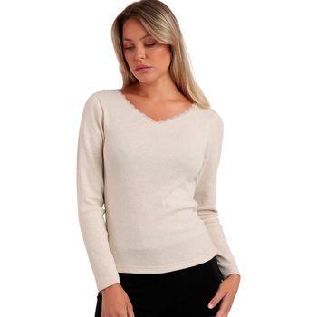 Admas Camiseta manga larga Romantic Rib Camiseta de manga larga para mujer