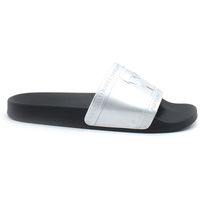 karl lagerfeld chanclas kondo karl ikonic ciabatta silver rubber kl80919 para mujer