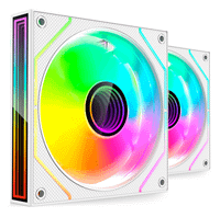 kit 2xventilador interno argb mars gaming mf3dprox2 blanco 120mm argb 360 pwm