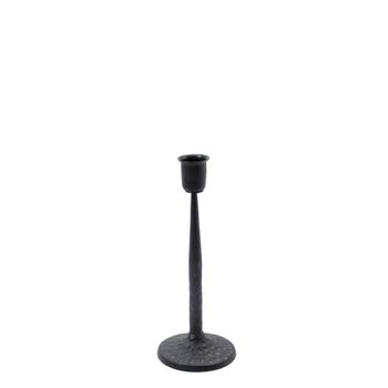 Candelero de metal negro h21