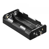 goobay portapilas para 4 pilas fr14hr14lr14 negro