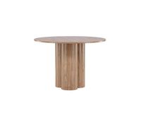 mesa de comedor olivia 110x110x75 marron