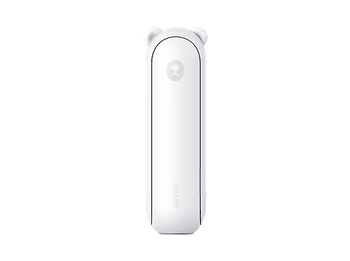 Ventilador portátil - Jisulife Life8 Plus, 10W, 4500 mAh, 3 Velocidades, Hasta 46h Autonomía, Blanco