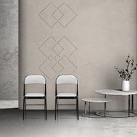 silla de piel sintetica  blanco