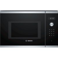 bosch serie 6 bel554ms0 microondas integrable 25l 900w negroinox