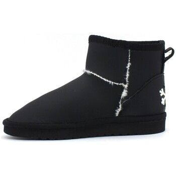 C1Berian Botines L4K3 Boot Montone Nero Bianco A102 BOOT para mujer
