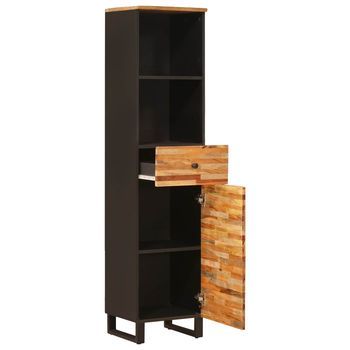 Mueble De Cuarto De Baño Roble Artesanal 38 X 33 X 160 Cm