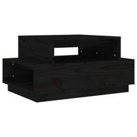mesa de centro con espacio de almacenaje diseno moderno y contemporaneo 80 x 55 x 405 cm madera maciza de pino negro dec039783