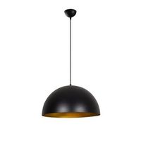 lampara de techo sivani-mr-723 oro negro metal diametro 50x121 cm