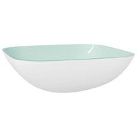lavabo de vidrio blanco 42x42x14 cm vidaxl