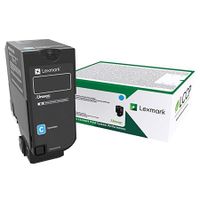 lexmark 75b20c0 cyan original return program toner cartridge