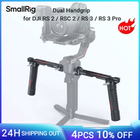 smallrig-empunadura ajustable con doble empunadura para dji rs3rs3 prors4 pro estabilizador de mano con cardan accesorios de montaje para monitor