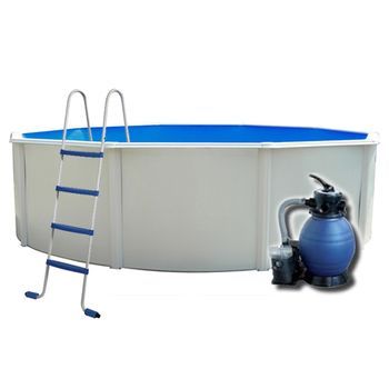 Piscina Toi Circular 460 X 120 Con Depuradora De Arena Y Escalera