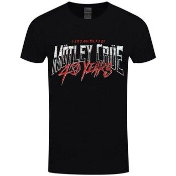 Motley Crue Camiseta manga larga 40 Years para mujer