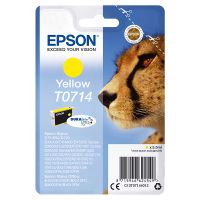 epson t0714 t071440 yellow original ink cartridge cheetah