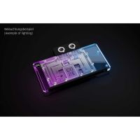refrigeracion liquida alphacool wak core rx 9070 xt steel legend 200mm backplate argb
