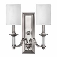 aplique de pared sussex 2 luces