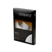 conqueror texture laid brilliant white paper a4 100gsm pack of 50