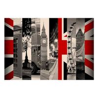papel pintado 3d - simbolos de londres 200x140 cm