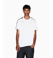 ax armani exchange para hombre xm001283af10361u0009 camiseta regular lisa blanco m casual algodon manga corta