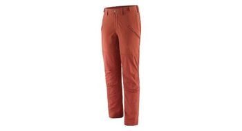 Pantalones de trail point peak para mujer  patagonia  rojos