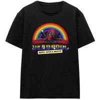 deadpool camiseta merc with a uth para mujer
