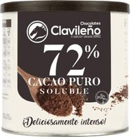 cacao puro soluble 72 250gr - chocolates clavileno