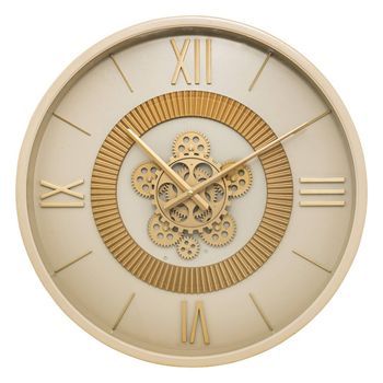 Reloj Mecánico Guiliana Metal Beige D50cm
