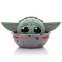 bitty boomers mini altavoz grogu en carrito 5 cm