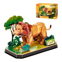 puzzle 3d ninos leon - maquetas para montar ninos y adultos  puzzle 5 anos o mas  puzzles 3d  34 piezas  puzzle 3d adultos  regalos para ninos