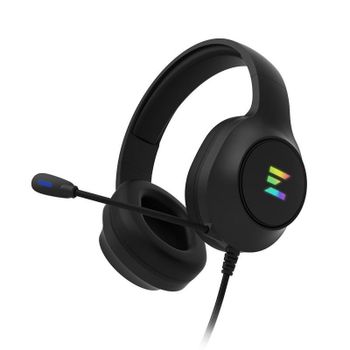 Auriculares Zalman ZM-HPS310 BK con cable USB para gaming con micrófono, negros