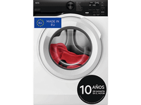 lavadora carga frontal - aeg lfe6g54h2b 105 kg 1400 rpm 10 programas ciclo rapido 45 min higiene con vapor blanco