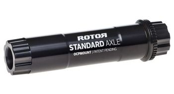 Rotor hawk  amp  raptor cranks axle standard black