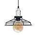 lampara colgante pascal 1xe27 negrocromo regx23d de fabrilamp